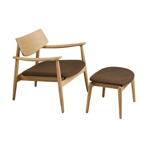 Pruun jalatoega tool Olvera – House Nordic-image-2