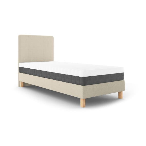 Beež üheinimesevoodi Mazzini Beds Lotus, 90 x 200 cm - Cosmopolitan Design