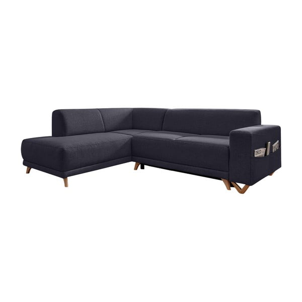 Must nurgadiivanvoodi panipaigaga (vasak nurk/L-kujuline) Classy Sophie – Miuform