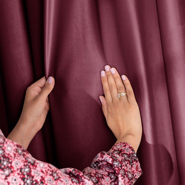 Punane kardin Velvet, 140 × 270 cm – AmeliaHome-image-3