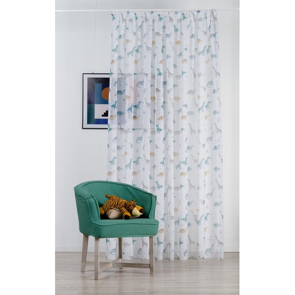Valge/sinine lastekardin 300x245 cm Dino – Mendola Fabrics-image-1