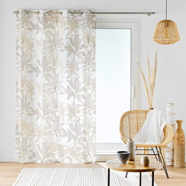 Beež-kuldne kardin 135x240 cm Vayana - douceur d'intérieur-image-4