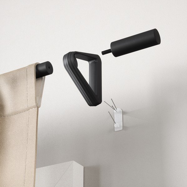 Mattmust terasest pikendatav kardinapuu 107–305 cm Trinity - Umbra-image-4