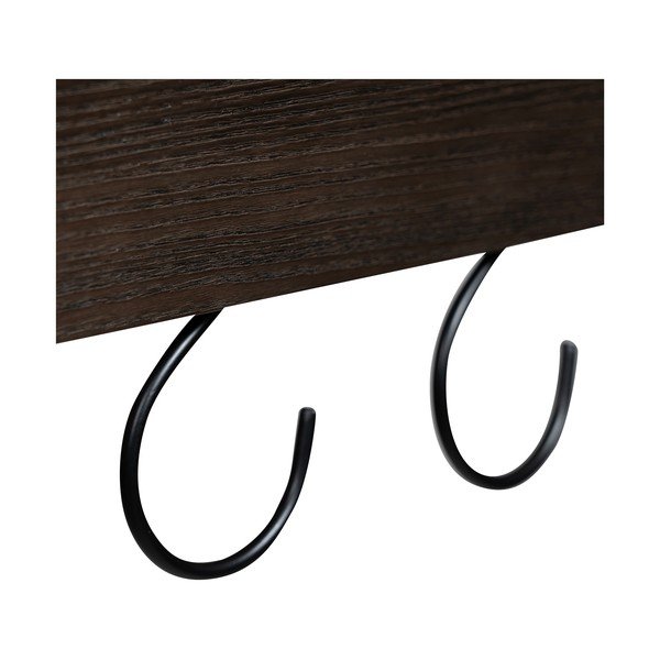 Seinariiul tuhapuust tumeda naturaalse värvi ja riiuliga 120 cm Protopia - DAN-FORM Denmark-image-2