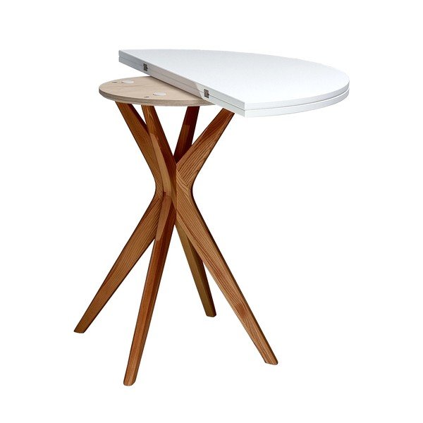 Ümmargune kokkupandav söögilaud 45x90 cm Jubi - Ragaba-image-3