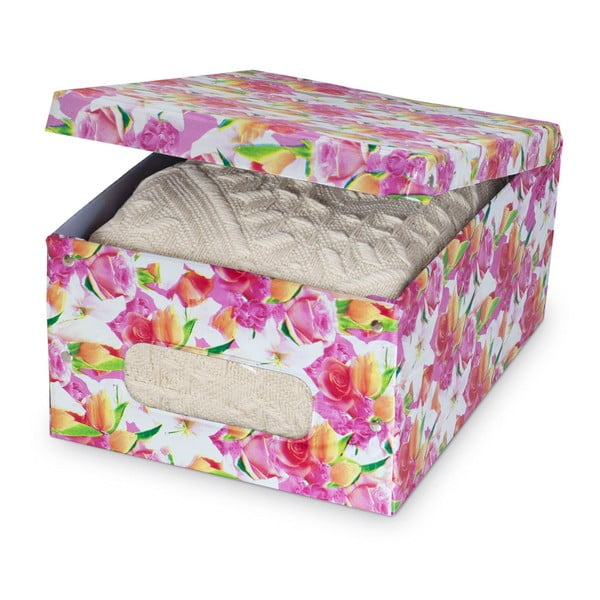 Úložná krabice s potiskem Bonita Rose