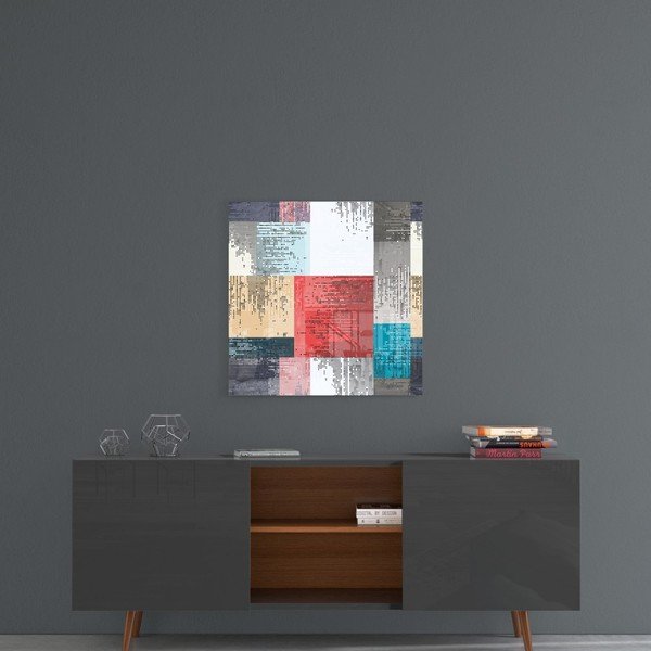 Klaasimaal, 40 x 40 cm Patchwork - Insigne-image-1
