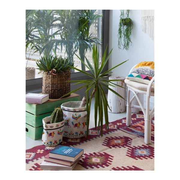 Tekstiil lillepoti katted komplektis  2 tk ø 27 cm Animals Otomi – Madre Selva-image-1