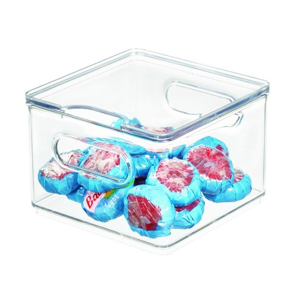 Läbipaistev kaanega hoiukarp iDesign The Home Edit, 15,2 x 15,2 cm - iDesign/The Home Edit-image-3