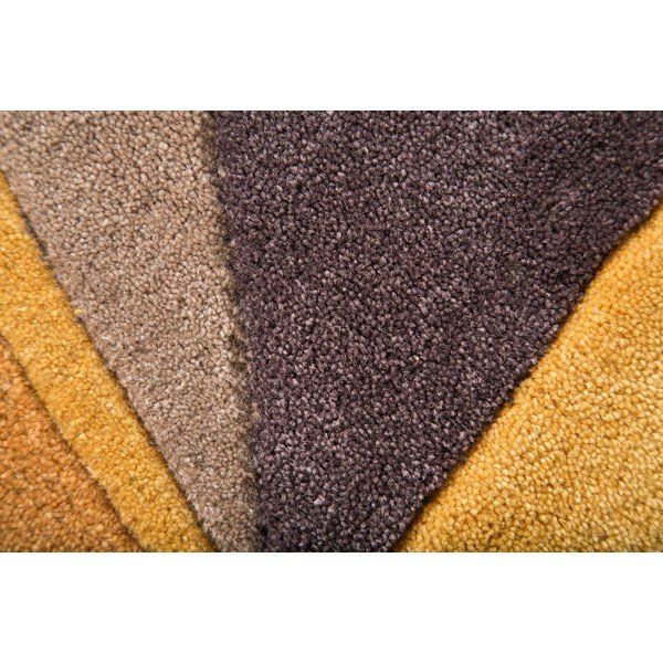 Kollane vaip , ⌀ 135 cm Splinter - Flair Rugs-image-1