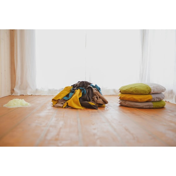 Kollane ja sinine padi Lentils - Linda Vrňáková-image-1