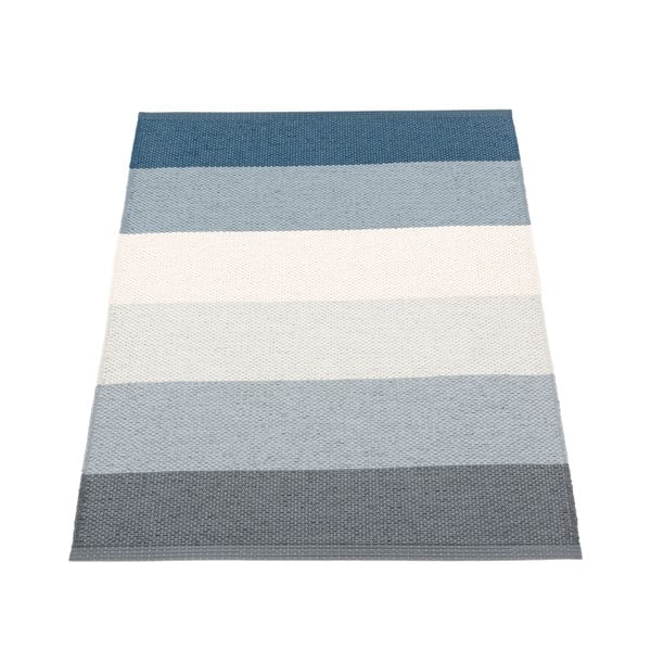 Sinine-kreem sise/välisvaip 70x100 cm Molly Ocean Grey – Pappelina