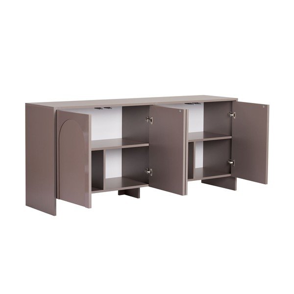 Taupe kummut 180x80x45 cm Arlen  - Kalune Design-image-4