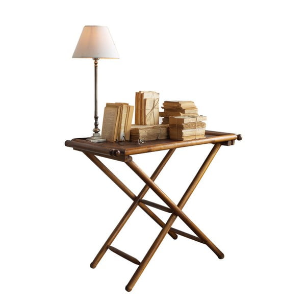 Konzolový stolek z teakového dřeva Orchidea Milano Safari, šířka 92 cm