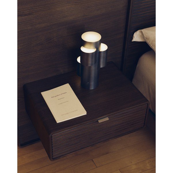 Must metallist hämardatav LED-laualamp (kõrgus 26,5 cm) Adrina - Kave Home-image-1