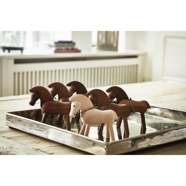Massiivne pöögipuust kuju Horse - Kay Bojesen Denmark-image-1