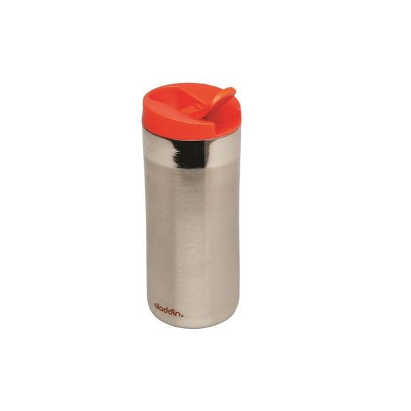 Nerezový termohrnek s červeným víčkem Aladdin Flip-Seal™, 350 ml