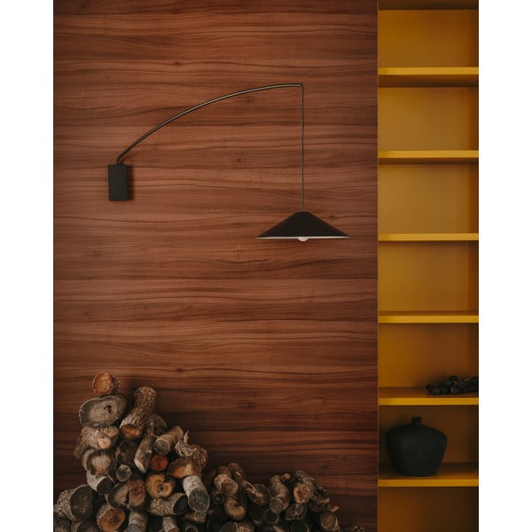 Must seinavalgusti ø 35 cm Kally - Kave Home-image-2