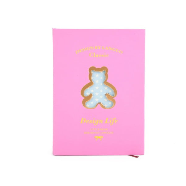 Zápisník Bear, růžový