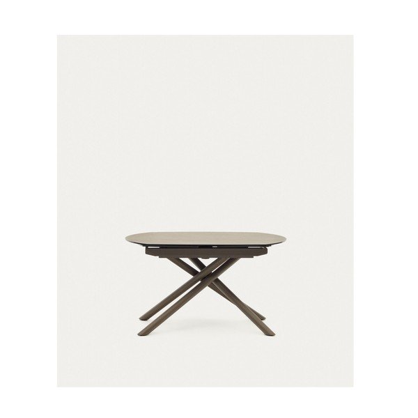 Pikendatav söögilaud keraamilise pealispinnaga lisalauaga 100x130 cm Yodalia - Kave Home-image-4