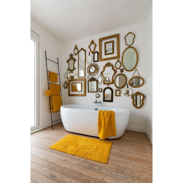 Ookerkollane vannitoamatt 100x60 cm Riva - Tiseco Home Studio-image-1