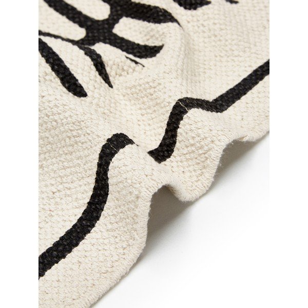 Beeži ja musta värvi käsitsi kootud puuvillane vaip, 70 x 140 cm. Rita - Westwing Collection-image-2