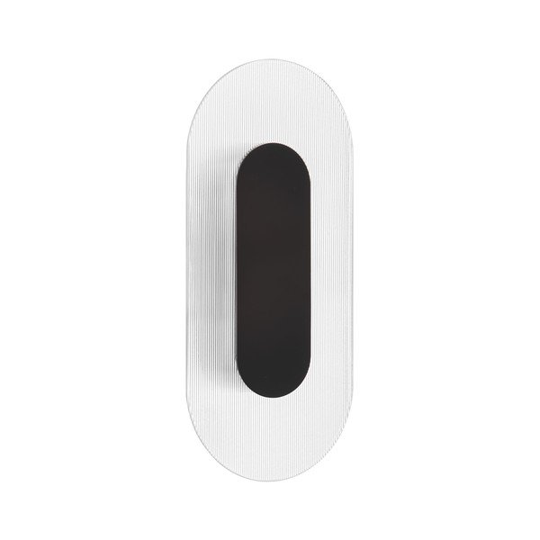 Matt must metallist LED-seinavalgusti Vetrio - Nova Luce