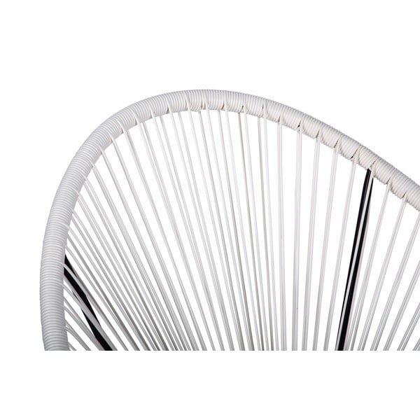 Valge kunstlikust rotangist aiatool Avocado - Bonami Selection-image-4