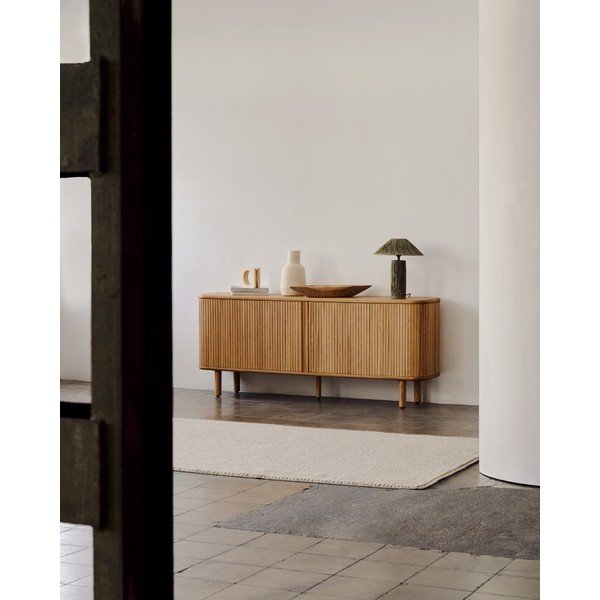 Saarepuidu spoonist lükandustega kummut 180x75,5x40 cm Mailen - Kave Home-image-1