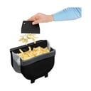 Must rippuv prügikast , 5 l Black Outdoor Kitchen Fago - Wenko