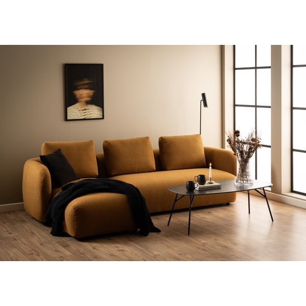 Must keraamilise pinnaga diivanilaud 60x120 cm Caracas - Actona-image-1