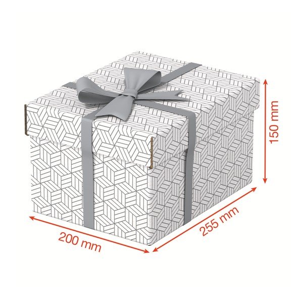 3 valge hoiukarbi komplekt, 20 x 25,5 cm - Esselte Home-image-2