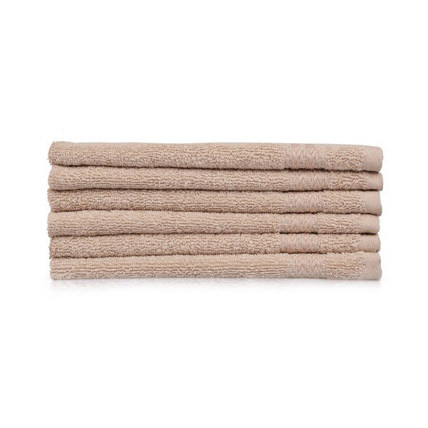 6 beeži vannitoarätiku komplekt, 50 x 30 cm Rainbow - Unknown-image-1