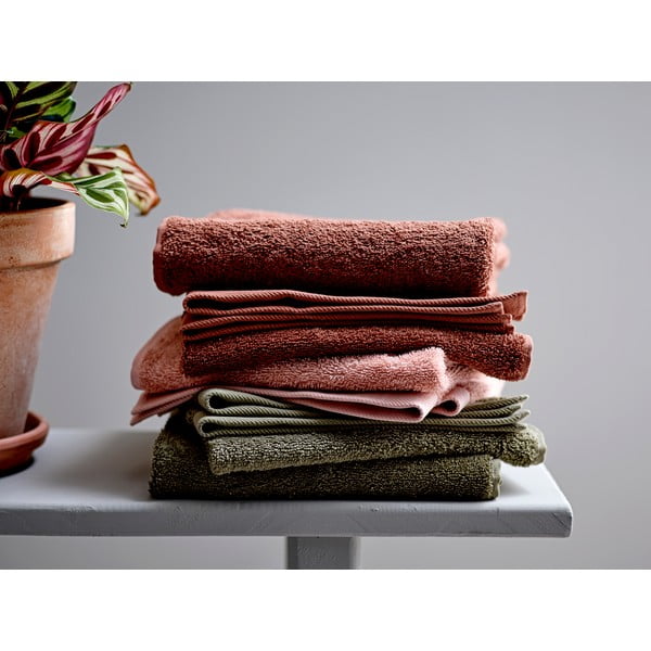 Oliivroheline froteerätik orgaanilisest puuvillast, 100 x 50 cm Comfort Organic - Södahl-image-4