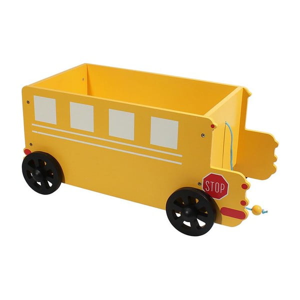 Dětský úložný box Yellow Car