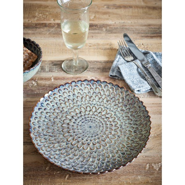 Hallid taldrikud 4-osalise komplektis, valmistatud kivikeraamikast, ø 26,5 cm Katrina - Bloomingville-image-1