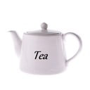 Valge keraamiline teekann, 1000 ml - Dakls