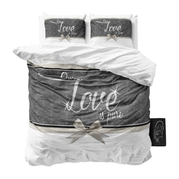 Bavlněné povlečení na dvoulůžko Sleeptime Pure Love, 200 x 220 cm