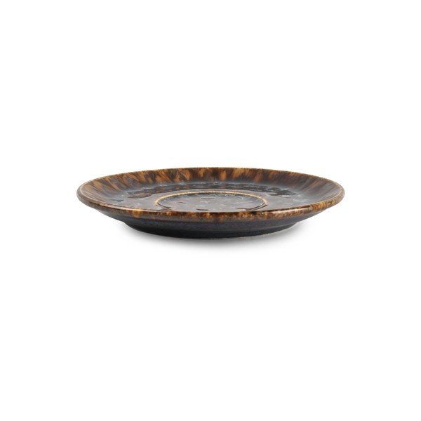 Pruun portselanist alustass ø 15 cm Resto - BonBistro-image-1