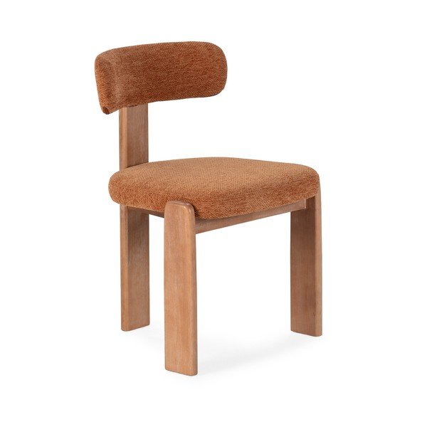 Oranžid polsterdatud söögitoolid, 2 tk komplektis Nadia - MOME-image-3