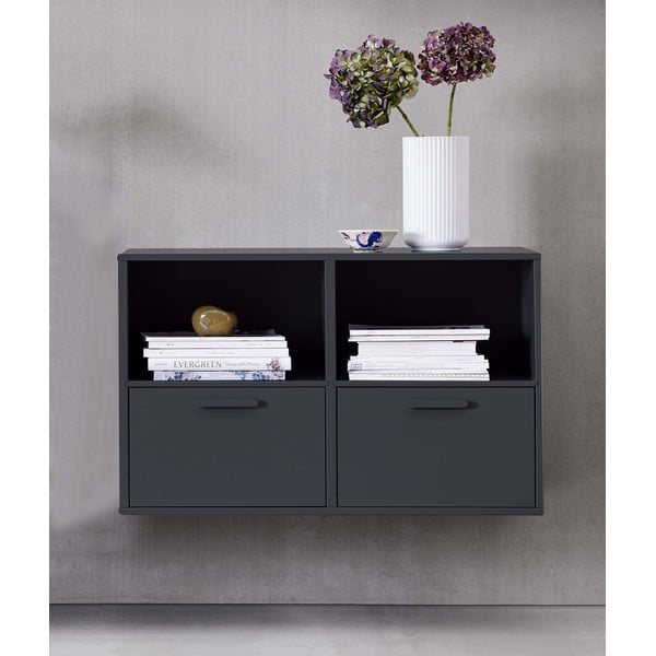 Must 2 uksega seinakapp Keep by Hammel - Hammel Furniture-image-1