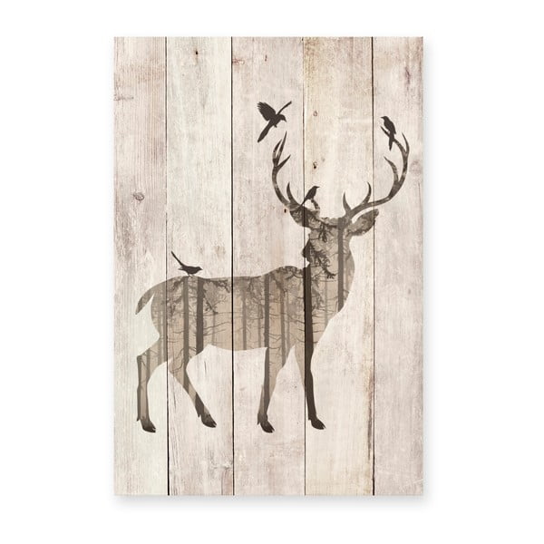 Puidust silt 40x60 cm Deer – Really Nice Things