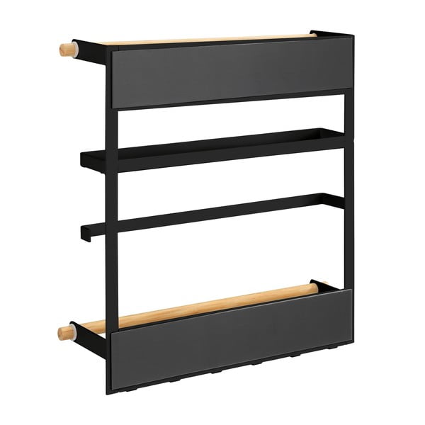 Musta värvi köögi korraldaja seinale Magna - Wenko-image-1