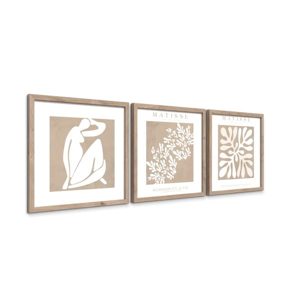 Maalid 3tk komplektis 30x30 cm Matisse – Styler-image-4