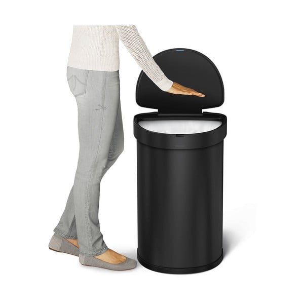 Roostevabast terasest puutevaba prügikast 45 l - simplehuman-image-1