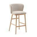 Beež baaritool (istme kõrgus 65 cm) Ciselia - Kave Home