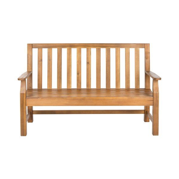 Hnědá zahradní lavice z akátového dřeva Safavieh Havana-image-2