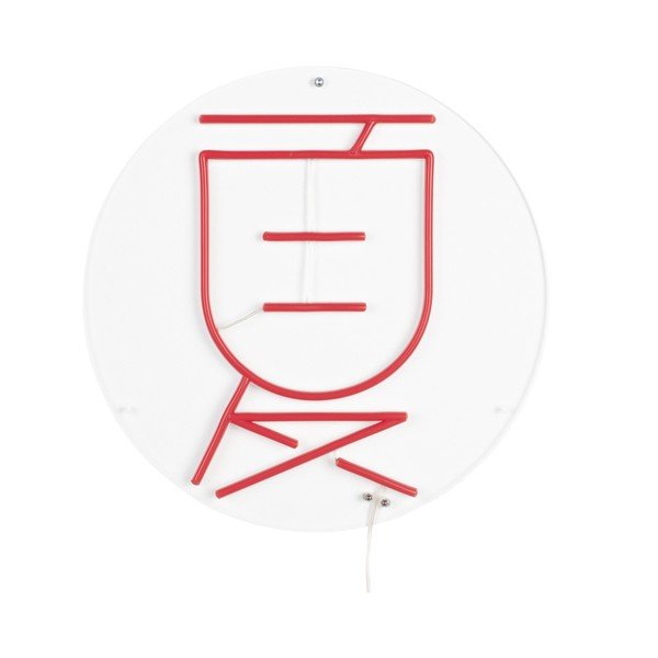 Punane LED neoonvalgusti seinakaunistus Sya - Dutchbone