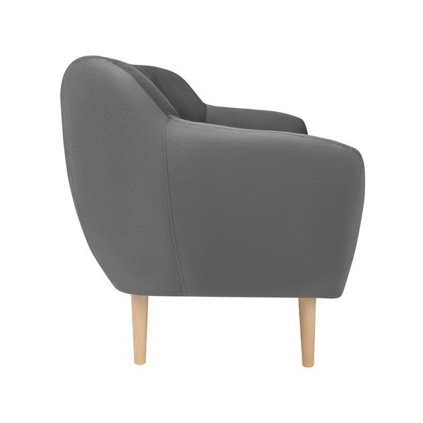 Hall sametne diivan , 158 cm Sardaigne - Mazzini Sofas-image-3