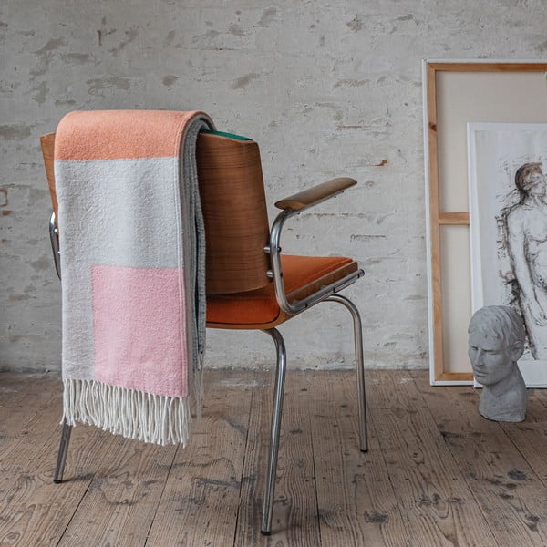 Roheline-oranž pleed 125x190 cm Brick - Mette Ditmer Denmark-image-1